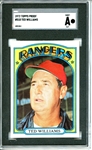 1972 Topps #510 Ted Williams 7 card progressive proof.